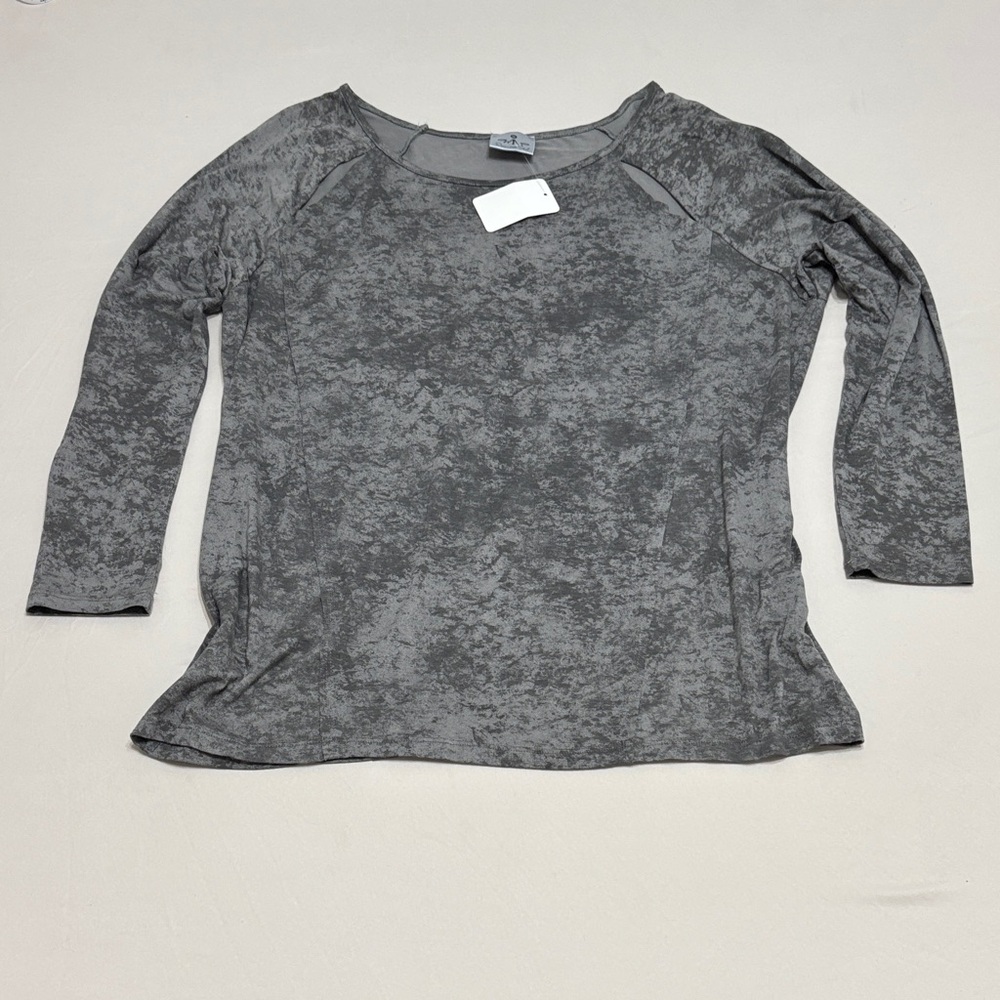 Double H Heather Gray Long Sleeve Women's Tee
